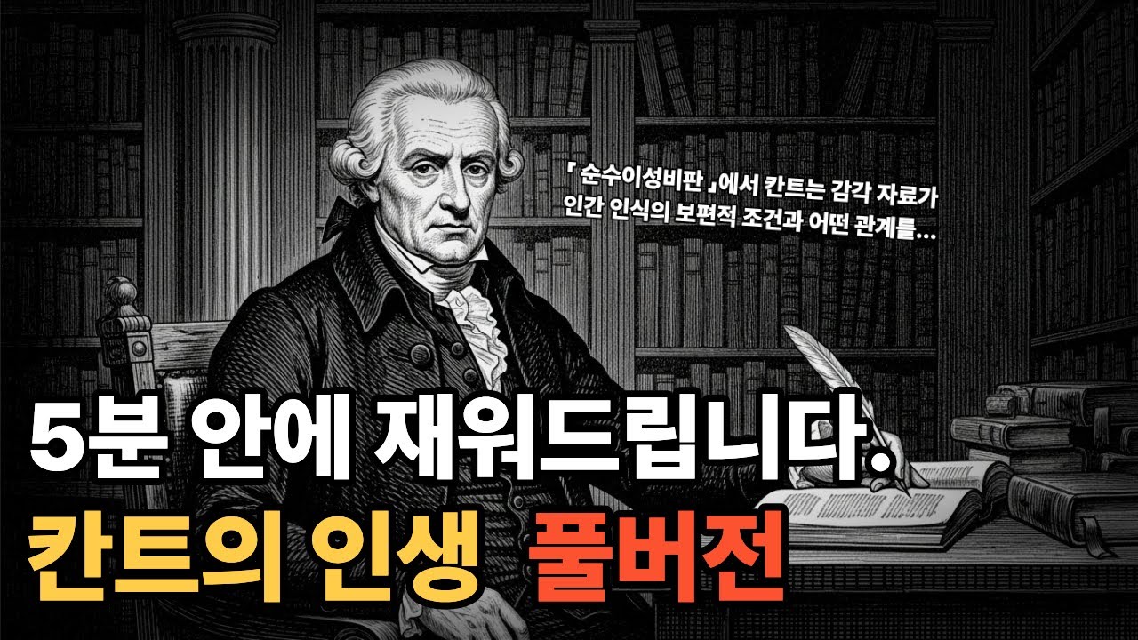😴틀어놓고 주무세요: 근대 철학의 중심 임마누엘 칸트의 이야기 | 밤의 사서, 꿀잠 오는 이야기