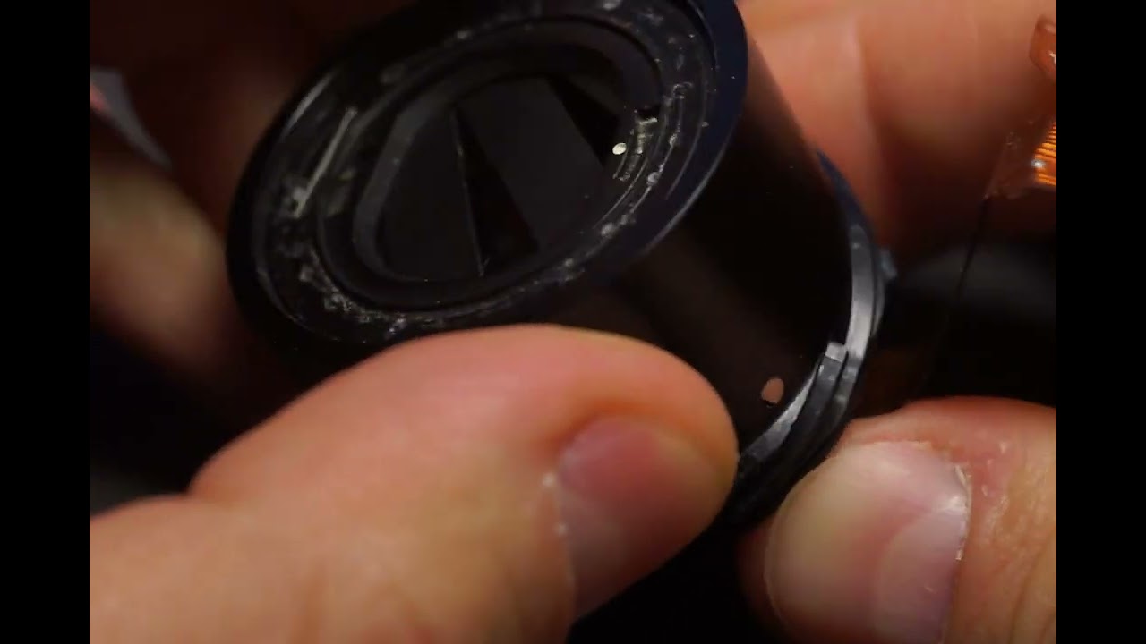 contax t3 reproducing the problem on a disassembled camera - YouTube