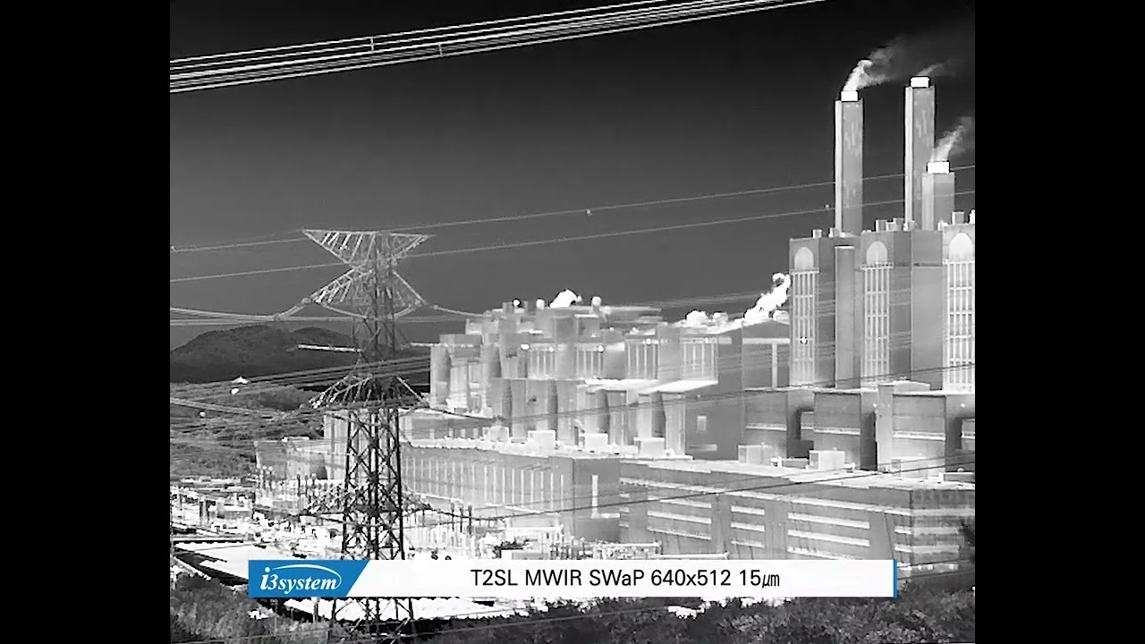 T2SL Cooled Infrared Camera Videos @ a coal-fired power plant