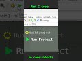 How to run code in CodeBlocks