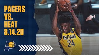 Indiana Pacers Highlights vs. Miami Heat | August 14, 2020 | Alize Johnson Has Career-High Night