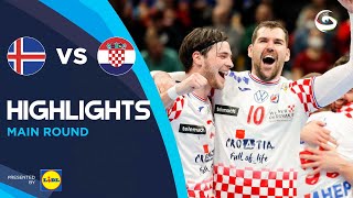 Iceland vs Croatia | Highlights | Men's EHF EURO 2022
