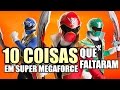 10 COISAS que faltaram em Power Rangers SUPER MEGAFORCE