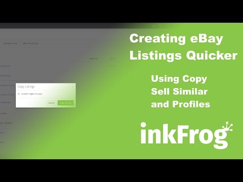 inkFrog Open: Creating eBay Listings Quicker