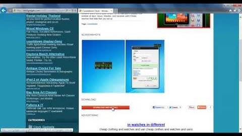 Countdown Clock Windows 7 Gadget