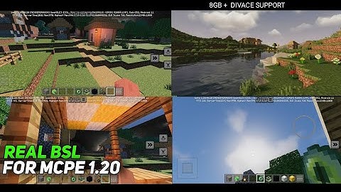 🌲New Cocoa Shader For mcpe 1.20 Only Patch Render Dragon Graphics?