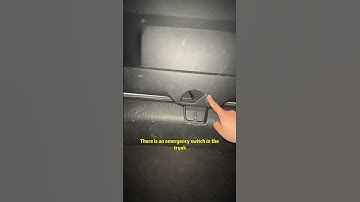 Many people don’t know about the escape switch in the trunk. #car #automobile #drivinglessons