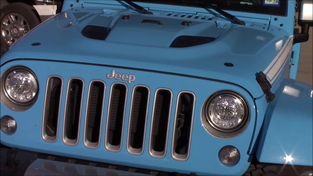 Jeep Wrangler QL38 series hood pin install - YouTube