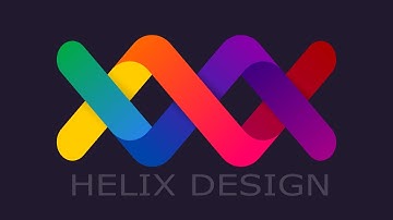 helix logo design - Inkscape Tutorial for Beginners