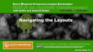 Android 02M - Kotlin: Navigating the Layouts