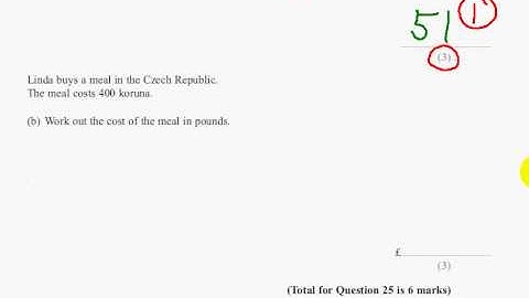Edexcel GCSE Maths Linear Foundation   P2 Cal   June 2012   Q25ab