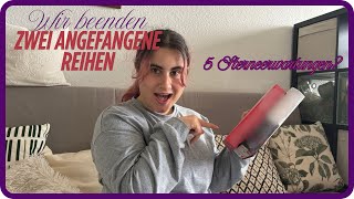 Ich beende angefangene Reihen mit 5 Sterneerwartungen⭐️📚//reading_isi