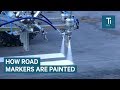 Machines Spray Paint Roads With Incredible Precision