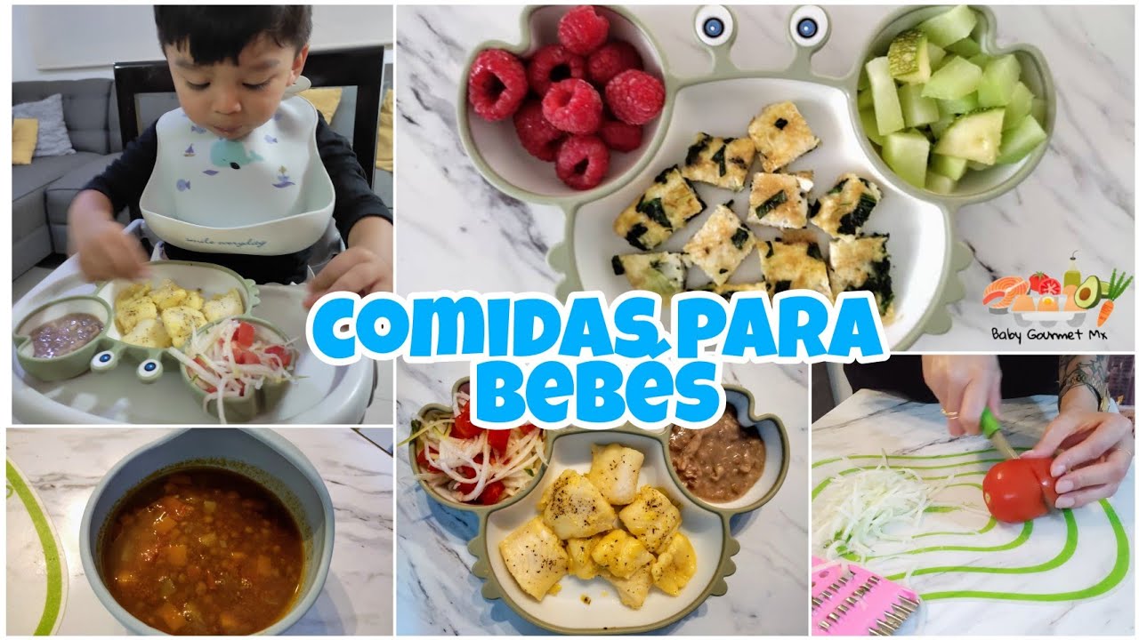 #BLW COMIDAS PARA BEBÉS 1 AÑO EN ADELANTE _ RECETAS CONTRA LA ANEMIA 👶🏻❤️