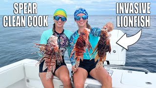 Catching Invasive Venomous Fish on Pole Spear | Bahamas Lionfish by Gale Force Twins 22,166 views 10 months ago 12 minutes, 3 seconds
