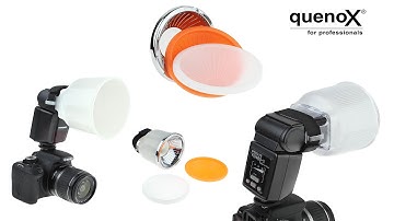 Quenox Universal-Runddiffusor für Aufsteckblitz #eycquenox