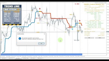 How to use Optimizer for Trend Line PRO