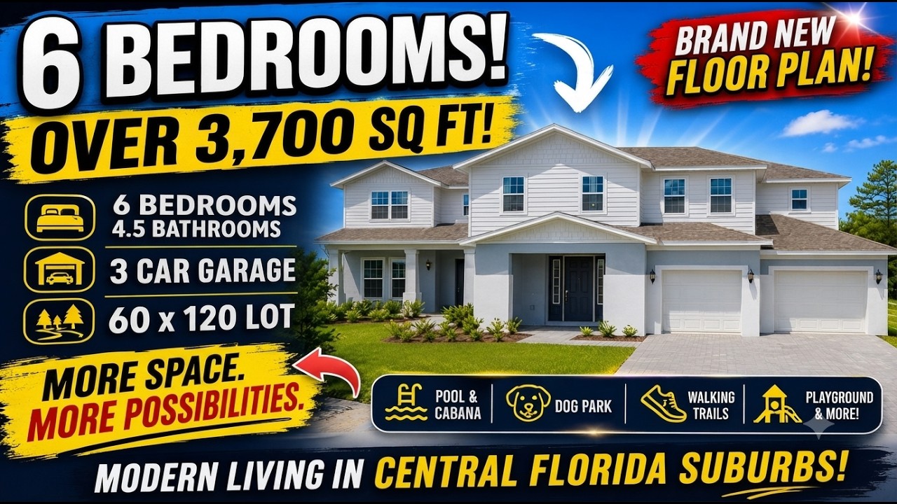 One of the Largest New Construction Homes We've Ever Toured!