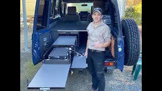DRIFTA CUSTOM TROOPY TOURING SYSTEM – slide out kitchen edition