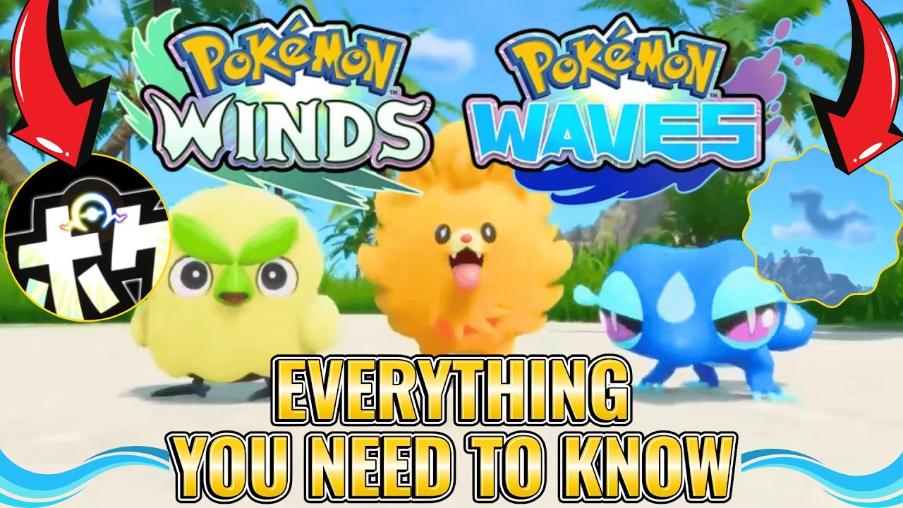 Pokémon Winds & Waves: Starters CONFIRMED + Hidden Secrets You Missed!
