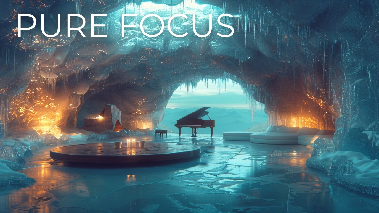 Frozen Palace Reflections ❄️ Mellow Lofi Ambient | Piano & Guitar for Deep Focus