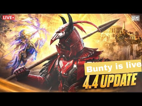 bgmi 4.4 Bunty is live all time live ,#bgmi