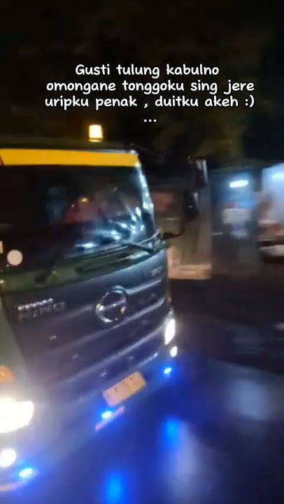 gusti2 tulong kabulno omongane tanggaku sek jare urepku penak#drivermudapunyacerita