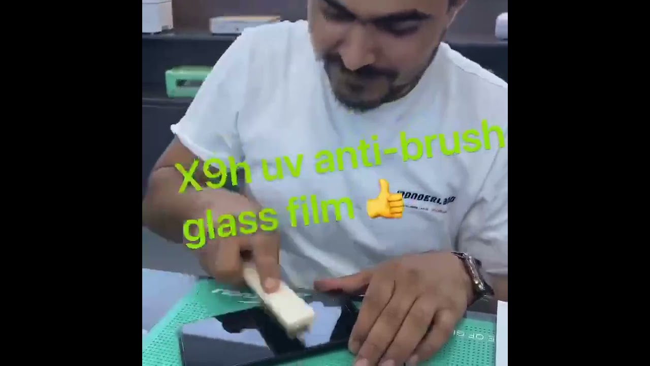 Testing Tuolitech Tuoli X9H anti brush HD UV glass film