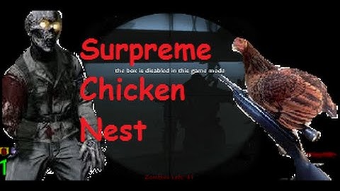 WaW Zombie map Supreme Chicken nest