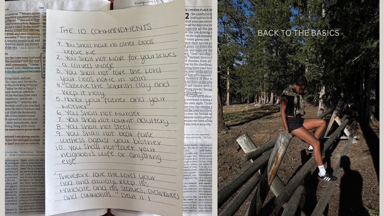 Back to the Basics | The 10 Commandments and Obeying the Lord