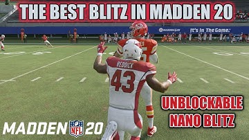 THE BEST BLITZ IN MADDEN 20! UNBLOCKABLE MANUAL RUSH GLITCH! TIPS AND TRICKS