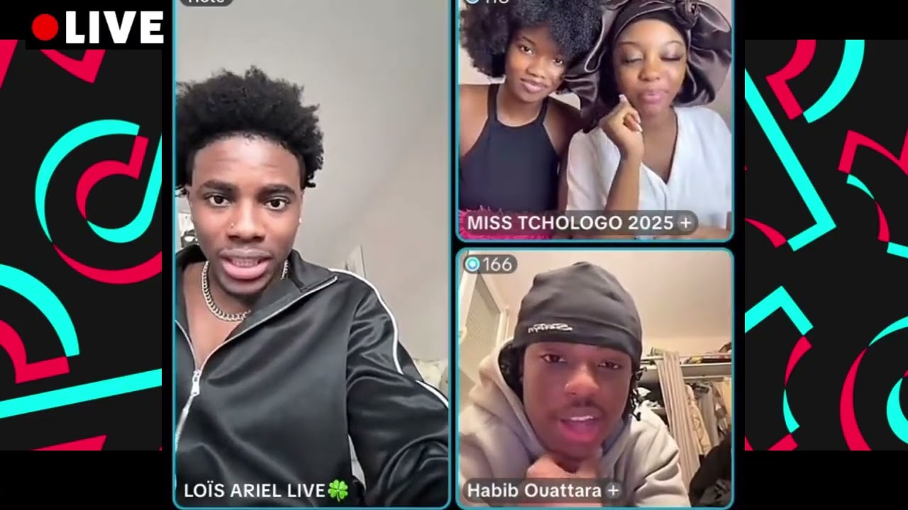 🇨🇦 🇫🇷 💋LIVE LOIS ARIEL X HABIB X JP AVEC 2 GO VRAIMENT ENUIE 👅🤣 #tiktok #paris #live #diverti