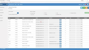 GiftWise Online - Manage Donor Data Overview