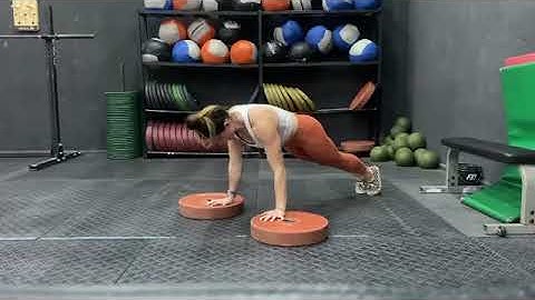 Deficit Push ups on Plates