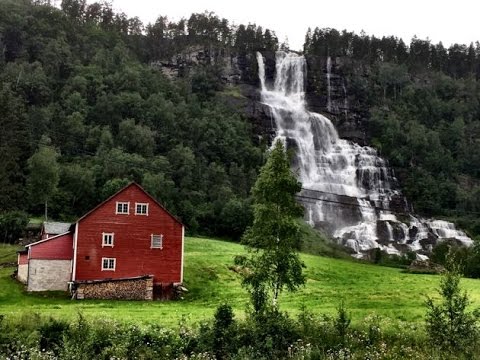 bergen oslo road trip map