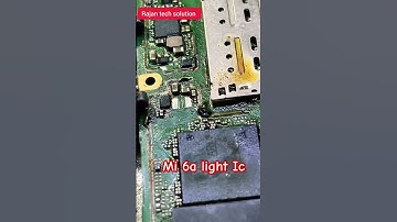 Redmi 6a light ic problem #viral #newvideo #mobilelegends #mobilerepairing#shorts #rajantechsolution