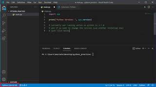 Change Python Compiler in Visual Studio Code