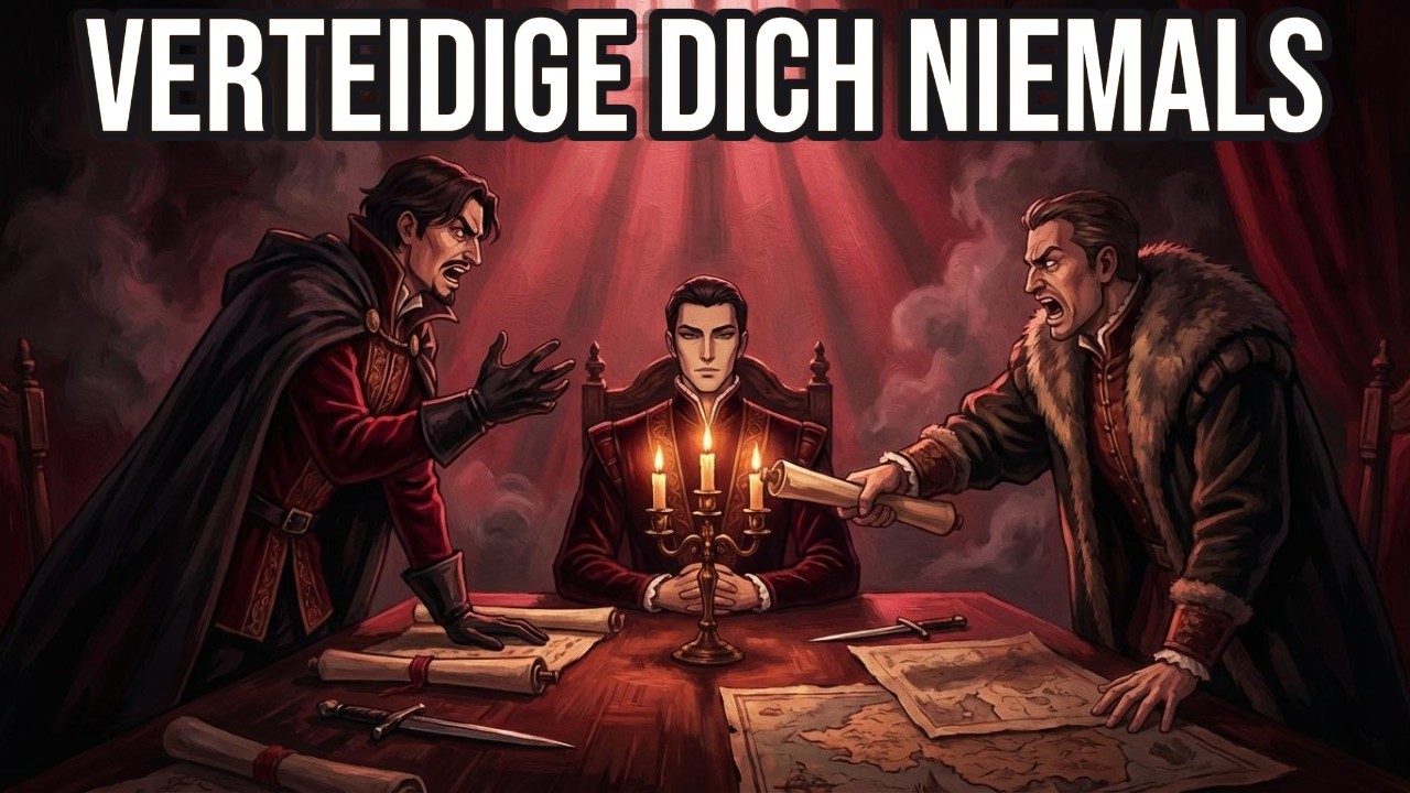 NEVER Erklär Dich. Es Signalisiert Schwäche – Machiavelli