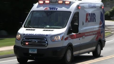 American Medical Response Ambulance 334 Responding