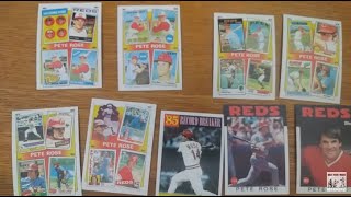 Every 1986 Topps Pete Rose All in One Place -- Celebrating All-Time Hit King After He Passed Ty Cobb