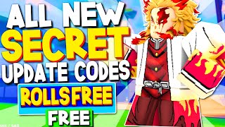 ALL NEW *SECRET* UPDATE CODES in SLAYERS UNLEASHED CODES! (Slayers