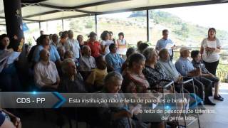 Visita do Dr. Pedro Mota Soares ao Centro Social e Paroquial de Santa Eulália - Cumieira