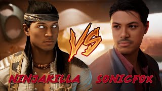 I FINALLY fought SONICFOX on Mortal Kombat 1 BETA (INSANE SET) MIC ON