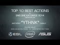 「EMS One Katowice」のトップ１０ムービー『Top 10 Best Actions of EMS One Katowice 2014』