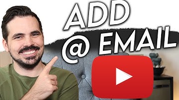 How To Add a Clickable Email Address to Your YouTube Channel