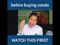 before buying condominium in the Philippines, watch this first