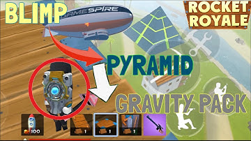 Rocket Royale - BLIMP EVENT, PYRAMID EVENT AND GRAVITY ZONE EVENT - Android Gameplay #79