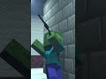 Zombie VS Iron Golem | Minecraft Animation #shorts