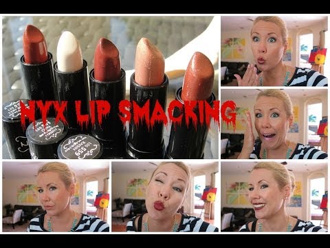 Video: NYX Round Lipstick Raisin Review, Swatchi