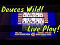 Deuces Wild Video Poker! (live play) Triple play Multi ...